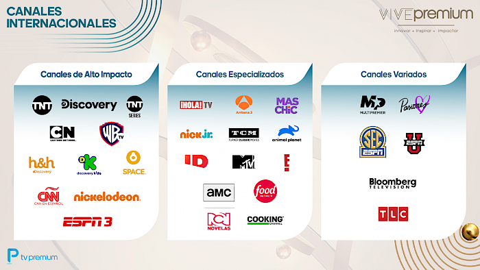 CANALES COMERCIALIZADOS